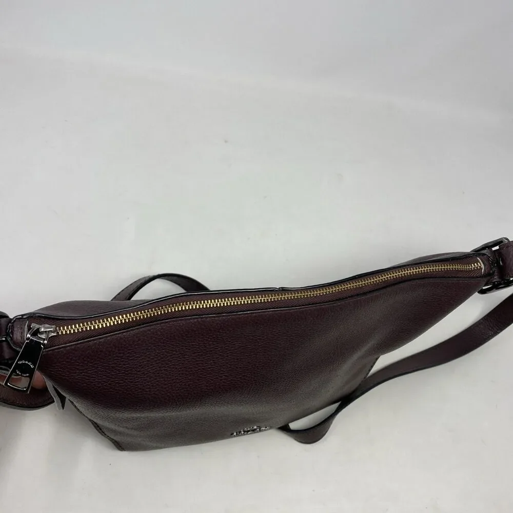 Coach  Brown Leather Crossbody Shoulder Bag Bucket Purse 21377